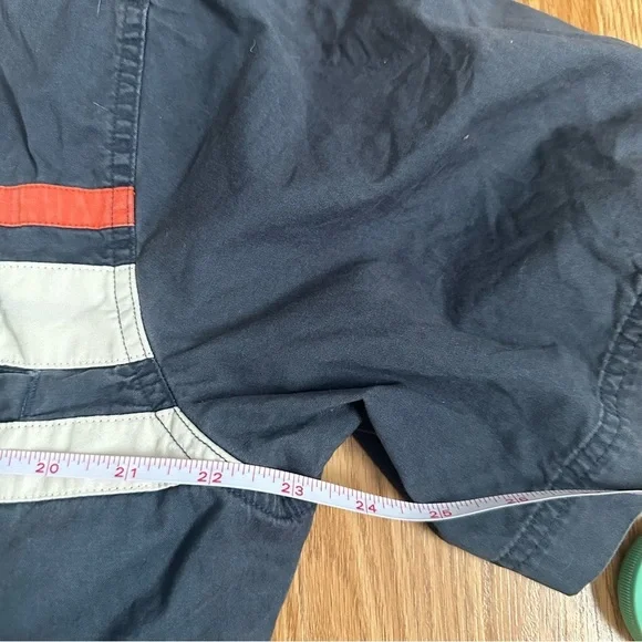 Harley-Davidson Men's Charcoal and Orange Casual Shirt XL 100% Cotton Grunge Y2K - Picture 11 of 12